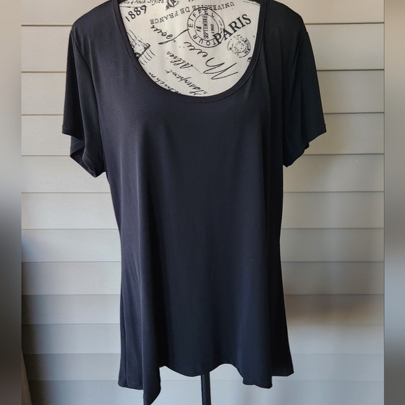 Grace Elements Black Tunic Top XL - Picture 9 of 14